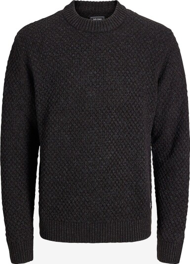 Jack & Jones Genser Jjblake Knit Crew Neck Sn Grå Jack & Jones Genser Jjblake Knit Crew Neck Sn Grå