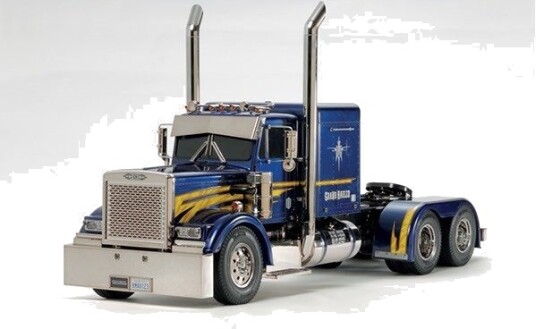 TAMIYA 1:14 R/C Full Option Grand Hauler Metal Blue
