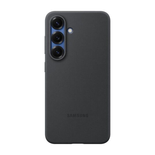 Samsung Galaxy S25 Silikon Baksidedeksel Sort