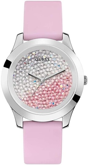 Guess Dameklokke W1223L1 Flerfarget/Gummi Ø42 mm