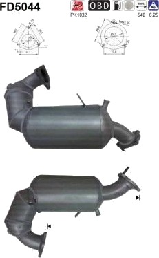 Partikkelfilter AS FD5044