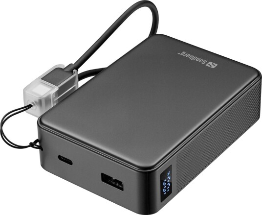 Sandberg Nano Powerbank 20000 PD 20W - 20000 mAh Lithium-Ion Svart Sandberg Nano Powerbank 20000 PD 20W - 20000 mAh Lithium-Ion Svart
