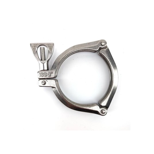 3"  klemme 3-leddet Tri-Clamp rustfritt stål