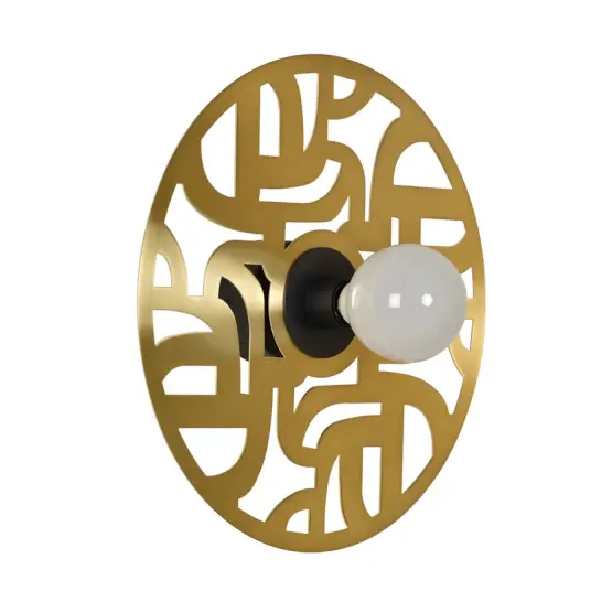 MARKET SET Labyrinthe vegglampe Ø 40 cm messing
