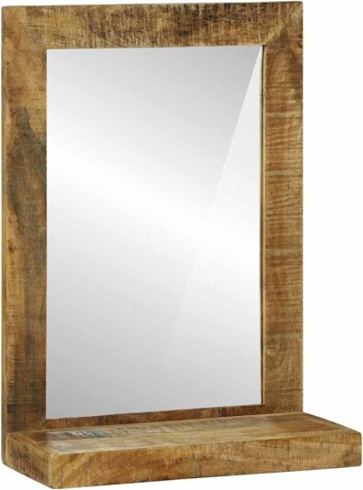 Baderomsspeil Brun 50 x 22 x 70 cm Solid grov mango tre Baderomsspeil Brun 50 x 22 x 70 cm Solid grov mango tre