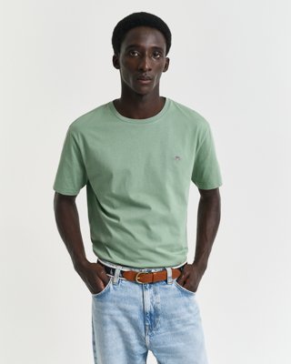 Klassisk t-skjorte i regular-fit KALAMATA GREEN M