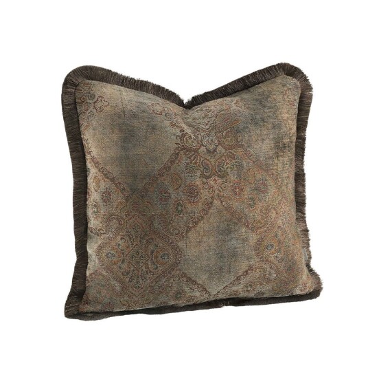 Miralago Paisley putetrekk frynser taupe Miralago Paisley putetrekk frynser taupe