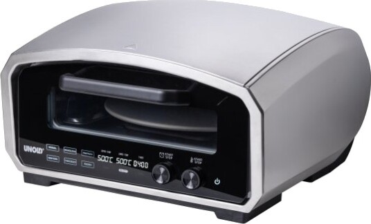 Unold Enzo Pizzaovn Digital 500 °C Rustfritt Stål 1 Timer Unold Enzo Pizzaovn Digital 500 °C Rustfritt Stål 1 Timer