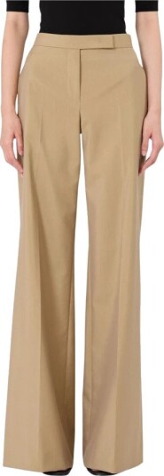 Max Mara Dame Bukser Brun M,
