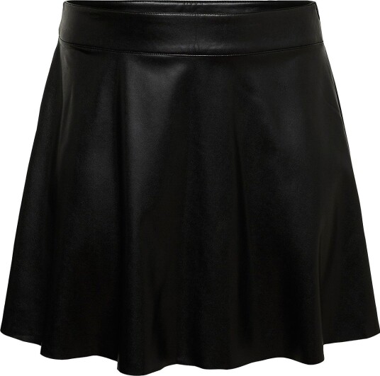 Vero Moda Curve - Skjørt Vmcverona Mw Pl Skirt Cur - Svart