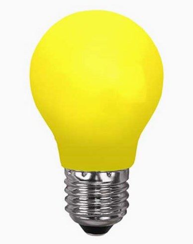 Star Trading GUL E27 0,5W LED-pære 356-40-1
