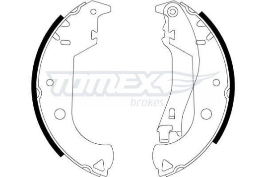 Bremsesko sett TOMEX Brakes TX 21 30 Bremsesko sett TOMEX Brakes TX 21 30