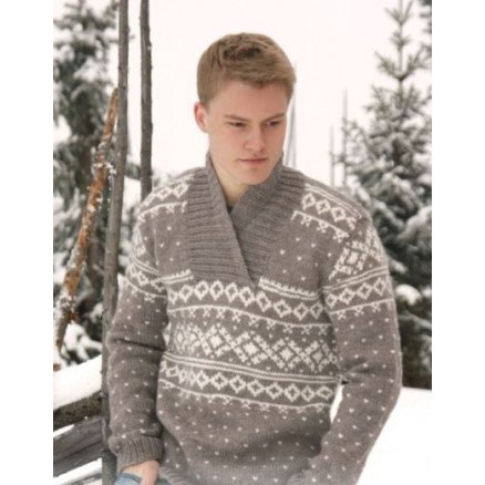 Simon by DROPS Design Genser Strikkeoppskrift str XS S XXXL