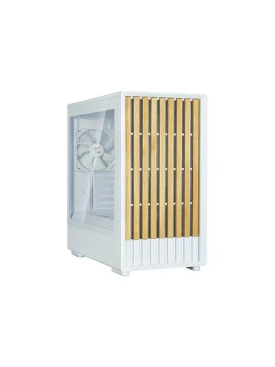 Zalman P10 NAMU Mini Tower Kabinett med Tempered Glass Hvit