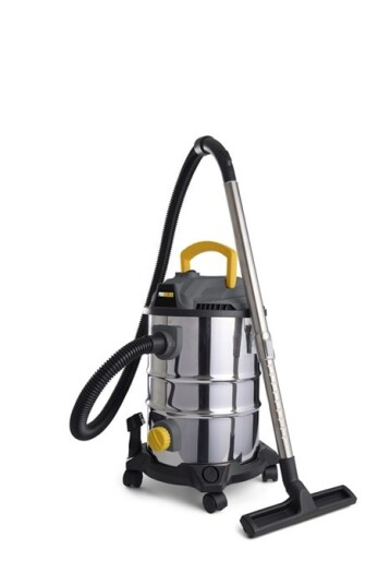 ProBuilder 25L Våt- og Tørrstøvsuger 1400W med Rustfritt Stål Tank