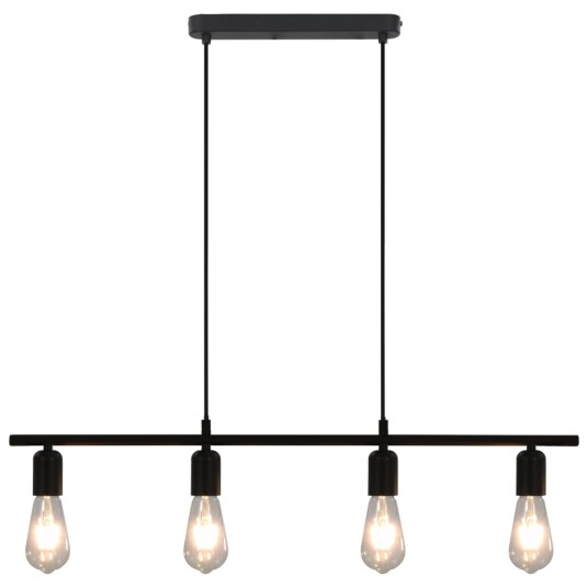 vidaXL Taklampe svart 80 cm E27