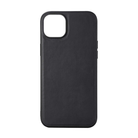 BUFFALO Backcover Leather Mag Series iPhone 15 Plus Black