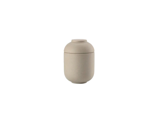 Zone Denmark Sensu boks med lokk Ø6,5x9 cm Taupe Zone Denmark Sensu boks med lokk Ø6,5x9 cm Taupe