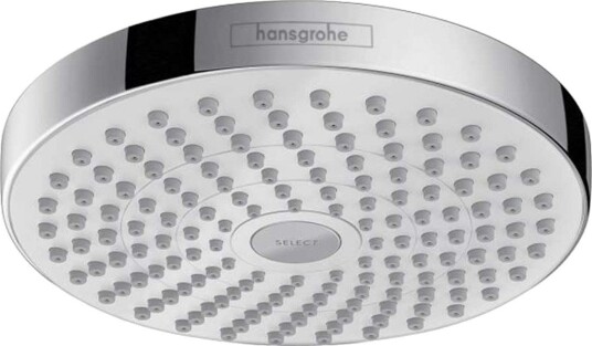 Hansgrohe Croma Select S Hodedusj 180 Ø187 mm, 2jet, Hvit/Krom