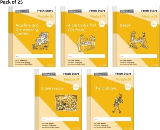 Read Write Inc. Fresh Start: 2024 Modules 16 20   Pack of 25