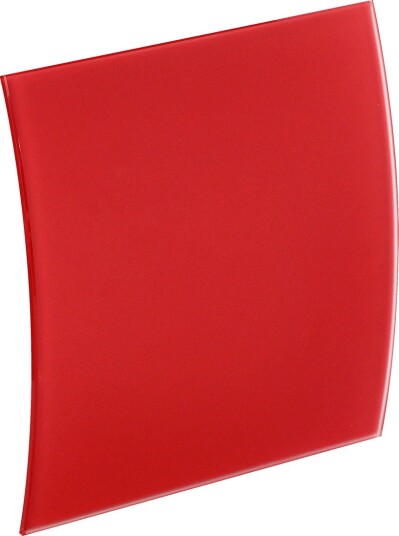 Unite Baderomsvifte Frontpanel Til Ø100 (Bue) Rød