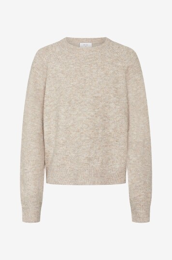 Grunt Genser Iben Knit Beige