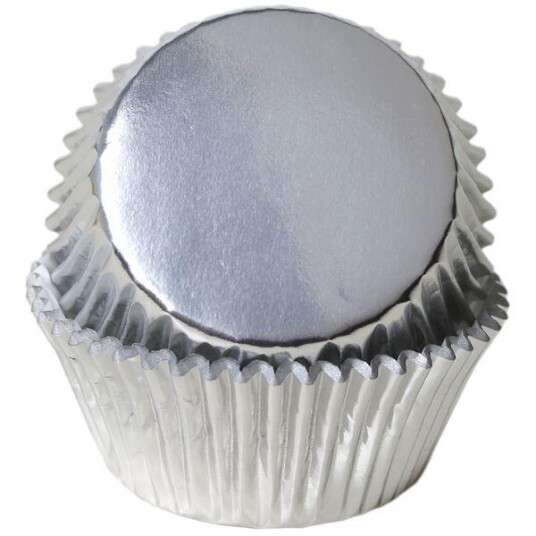 Cacas Muffinsform standard 45 stk sølv Cacas Muffinsform standard 45 stk sølv