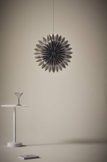 Jotex CANOPUS julestjerne, diameter 48 cm Grå 1690325-01-0 1690325-02-0