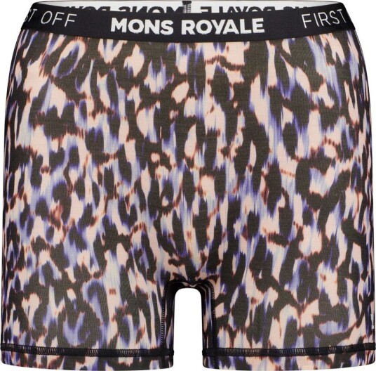 Mons Royale Hannah Merino Hot Pants W"s rock leopard M
