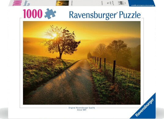 Ravensburger Puslespill 1000 Brikker Landskap i Morgensol Ravensburger Puslespill 1000 Brikker Landskap i Morgensol