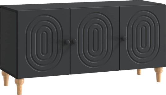 TV skap Svart 99 x 34,5 x 50 cm Konstruert tre TV skap Svart 99 x 34,5 x 50 cm Konstruert tre