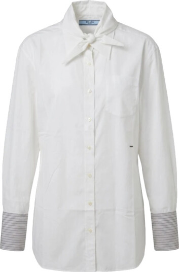 Prada Dame Bluser & Skjorter Hvit S, Prada Dame Bluser & Skjorter Hvit S,