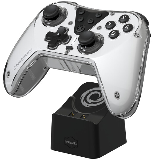 Nintendo Switch Oniverse Astralite Controller Wireless Smoked White inkl. Charging Station