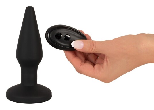 Vibrating Inflatable Plug with Remote Controller