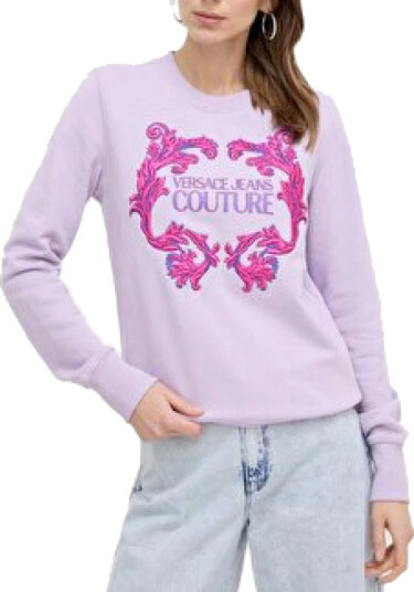 Versace Jeans Couture Dame Gensere & Hettegensere Lilla XS,