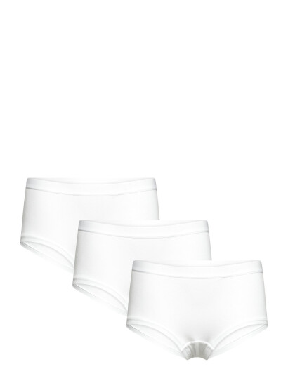 Lindex Brief Hipster 3 Pack Solid White 128 Lindex Brief Hipster 3 Pack Solid White 128