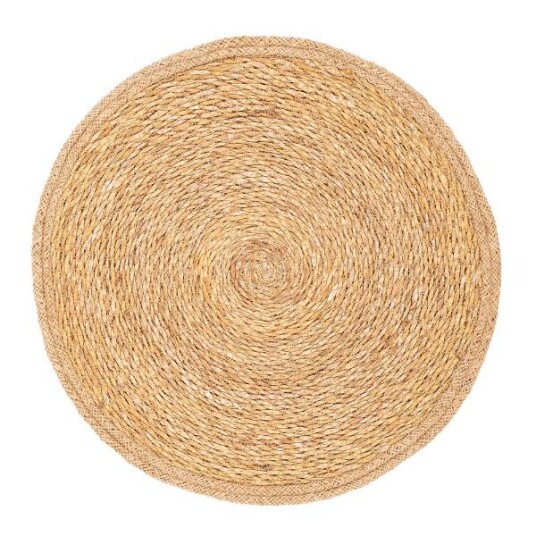 ZicZac - Jute dekkebrikke D38 cm natur