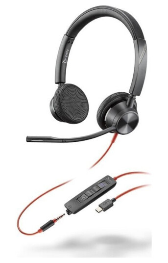 Blackwire 3325 St Ms Headphones Cert. Usb-C 3.5Mm Plug Usb-C/A 8X222aa