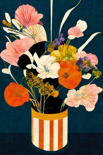 Plakat Blomsterarrangement Plakat Blomsterarrangement
