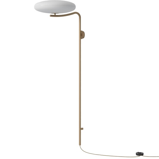 Model 2065 Vegglampe Hvit / Champagne Model 2065 Vegglampe Hvit / Champagne