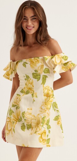 Forever New Kenzie Off Shoulder Ruffle Min