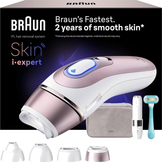 Braun Smart IPL Skin i·expert hårfjernerlys PL7432 hvit/bronse Braun Smart IPL Skin i·expert hårfjernerlys PL7432 hvit/bronse