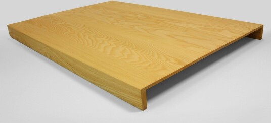 Trapperenovering Herrljunga Ledstångsfabrik Ubehandlet Ask Dobbelttrinn Lengde: 900 mm