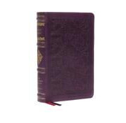 Nelson Thomas NKJV Personal Size Reference Bible Sovereign Collection Leathersoft Purple Red Letter Comfort Print