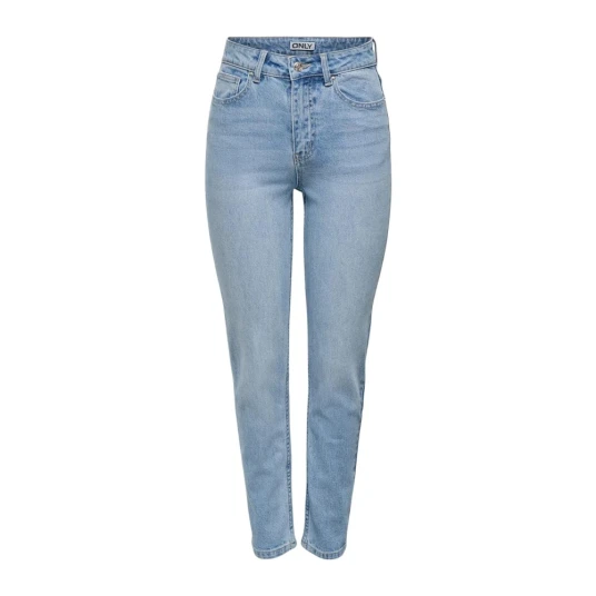 Only Jeans onlEmily HW Straight Ank Dnm Mae009 Blå