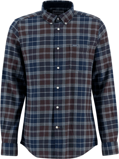 Barbour Men's Fortrose Tailored Shirt Midnight Oak Tartan S Barbour Men's Fortrose Tailored Shirt Midnight Oak Tartan S