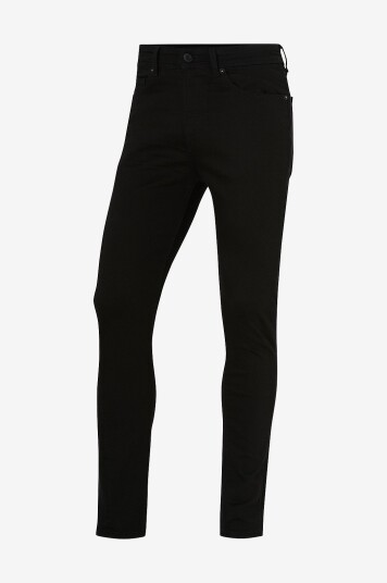 Selected Homme Jeans slhSlim Leon 24001 Black ST Jeans W Svart