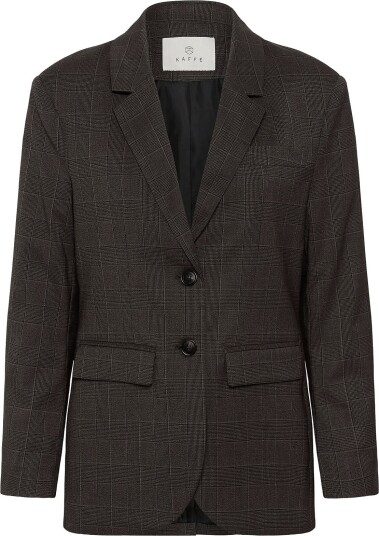 Kaffe Kalenora Blazer   DARK GREY CHECK   34