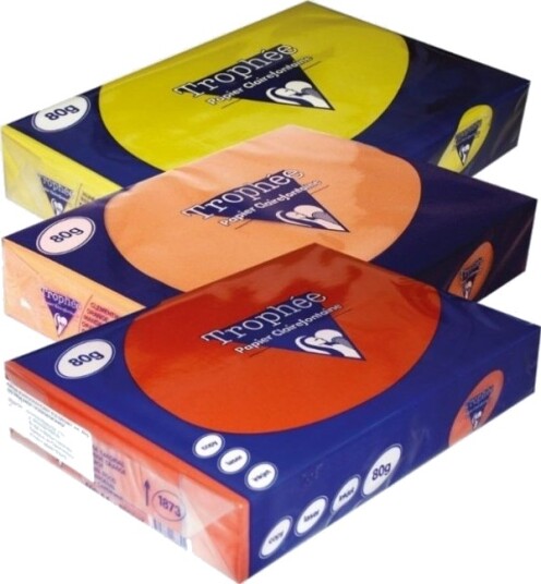 Clairefontaine Trophée A4 Kopiering A4 210X297 Mm 80 G/M² Gult Fsc