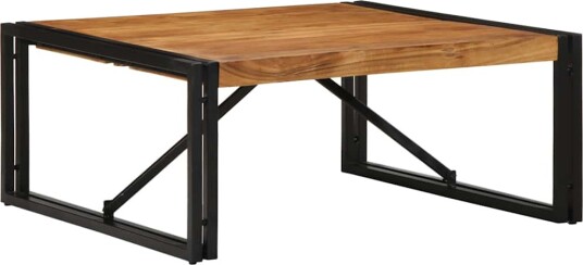 Salongbord 80x80x35 cm heltre akasie